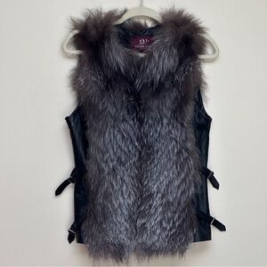 Vicars Lady Saga Furs Real Fur Vest – Leather Sides